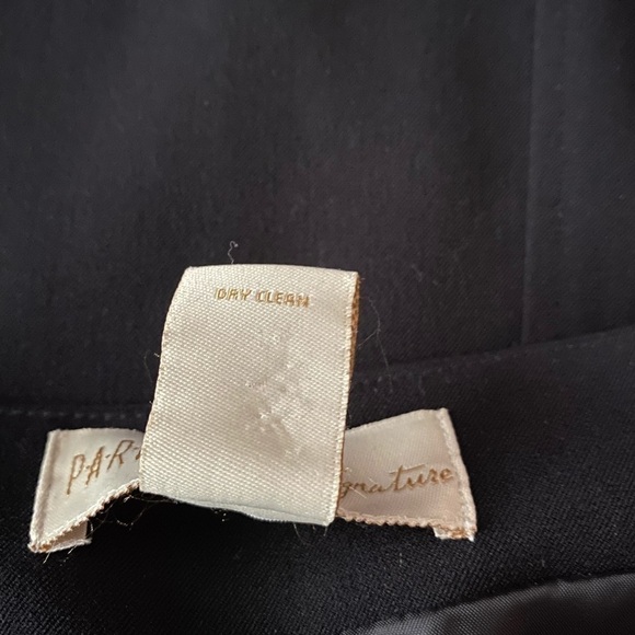 Vintage Parisian Signature Black Gored Maxi Skirt Size 12 | Fully Lined Classic - Picture 4 of 4